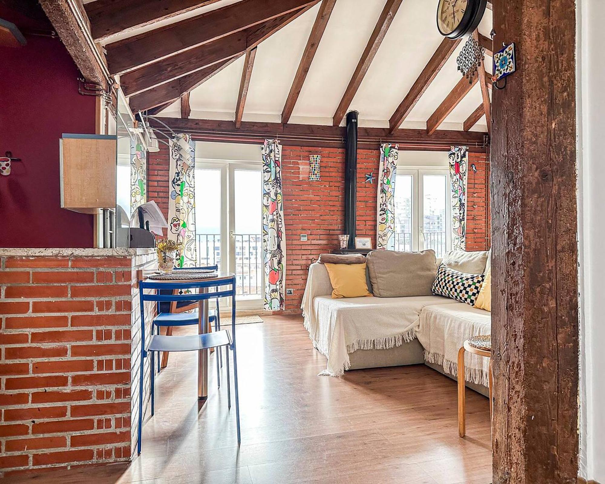 Apartamento Acogedor Loft Con Vistas A La Ciudad Santander Exterior foto